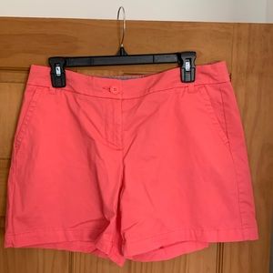 Crown & Ivy Coral Chino shorts
